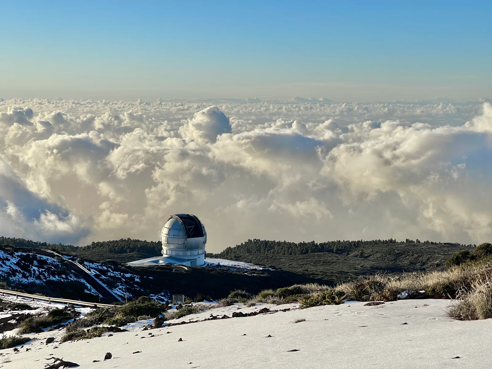 Observatorio del Roque de los Muchachos, telescopios internacionales en La Palma